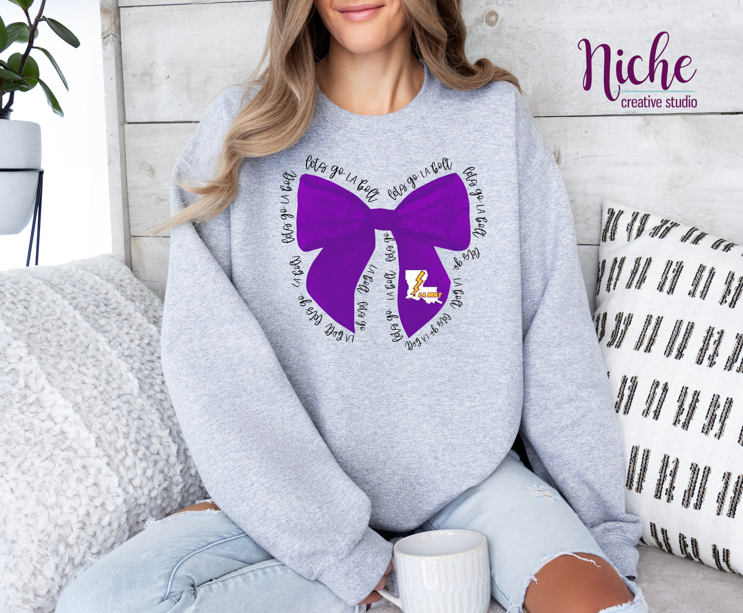 -SPO8087 LA Bolt Bow Decal