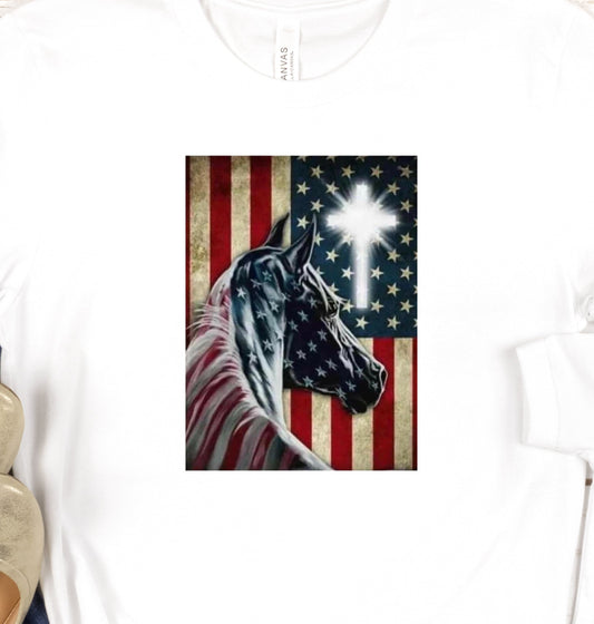 # Custom product for Silver Spur Riding Club - Flag and Horse