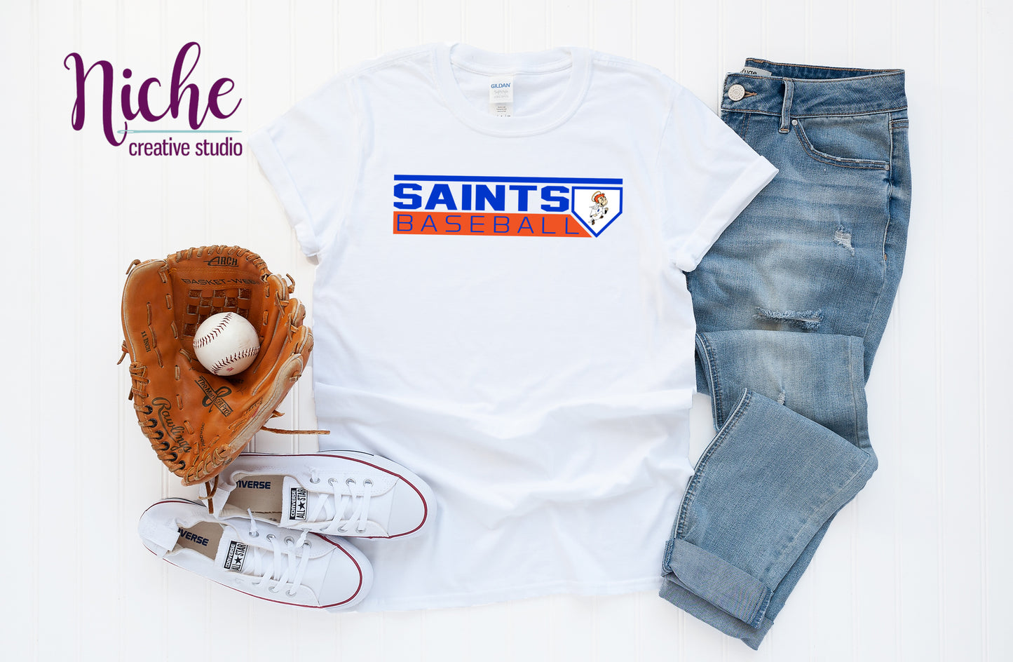 -STL1546 Saints Baseball Decal