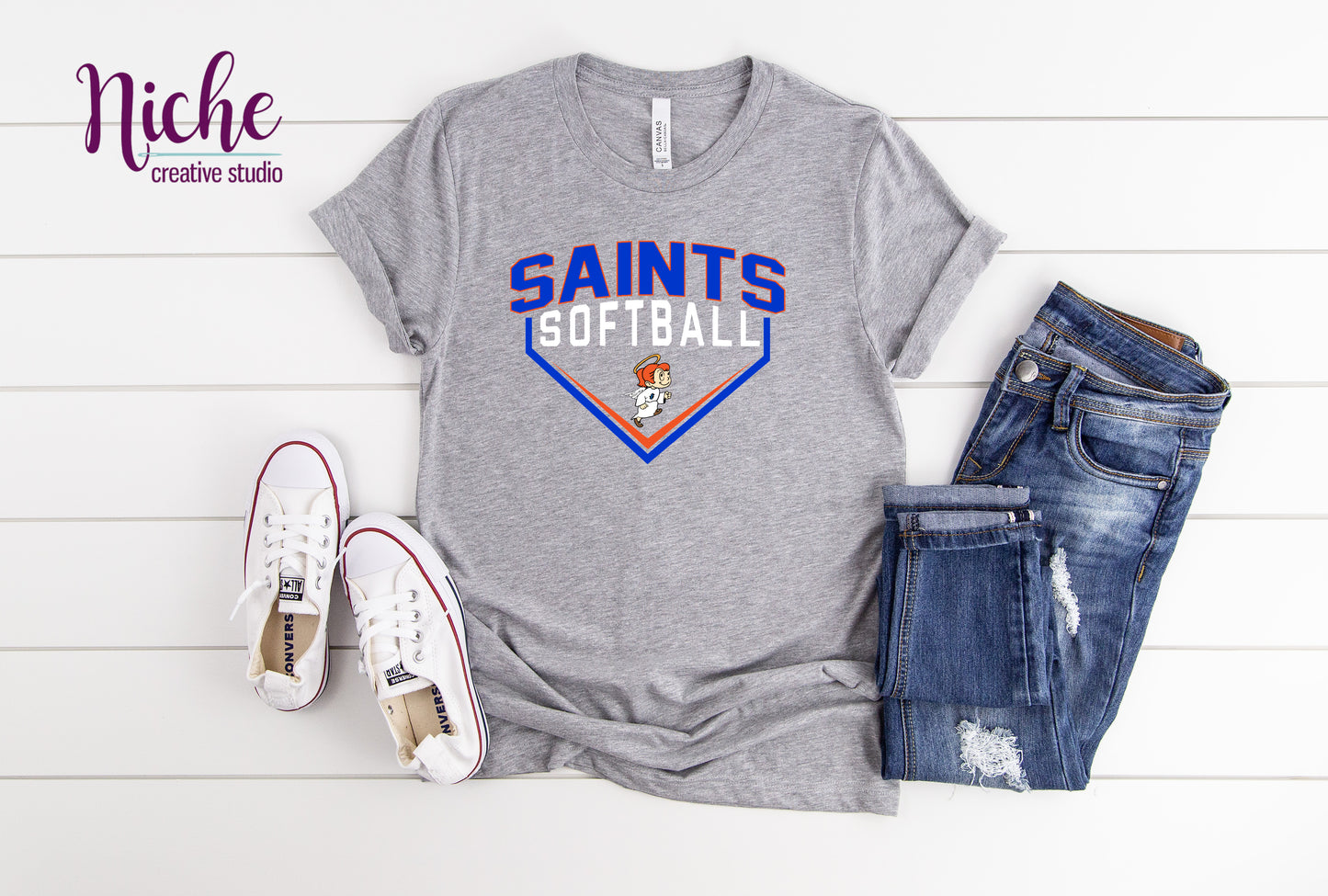 -STL1548 Saints Baseball Diamond Decal