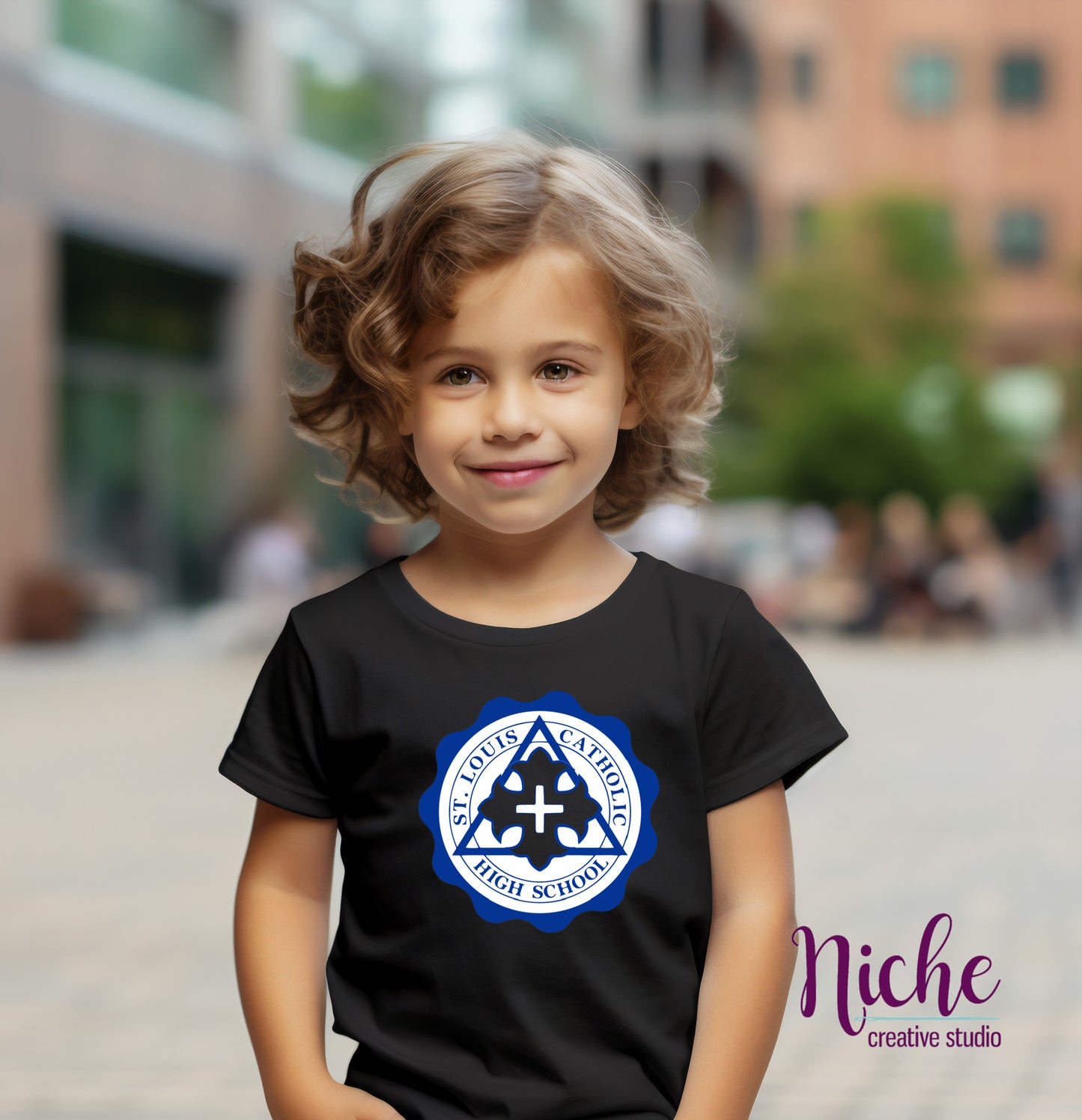 -STL2967 St Louis 2 Color Crest Decal