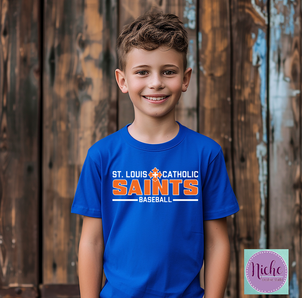 -STL3000 Saints Baseball Decal
