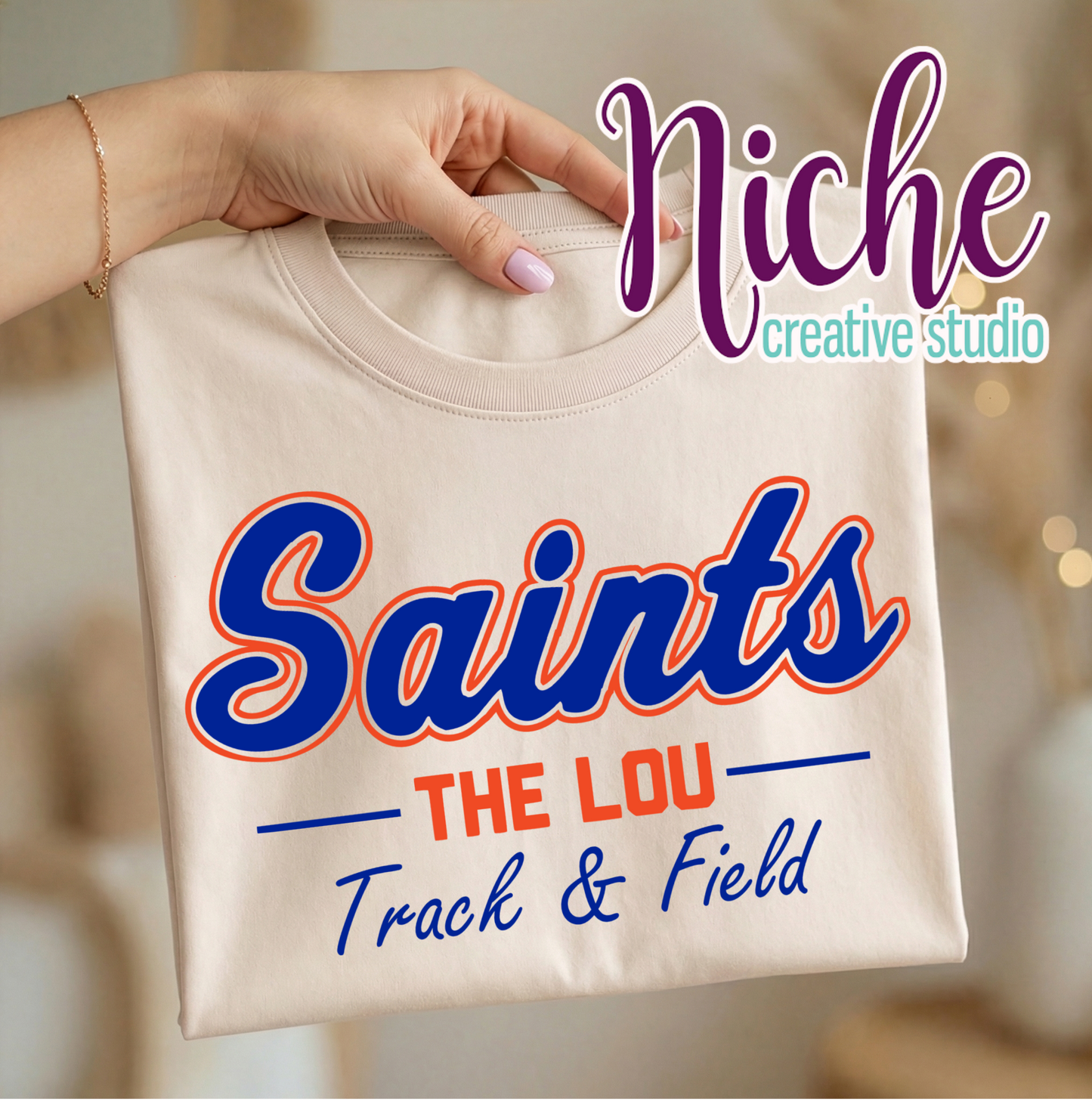 -STL3300 Saints The LOU Blue and Orange with Track Decal