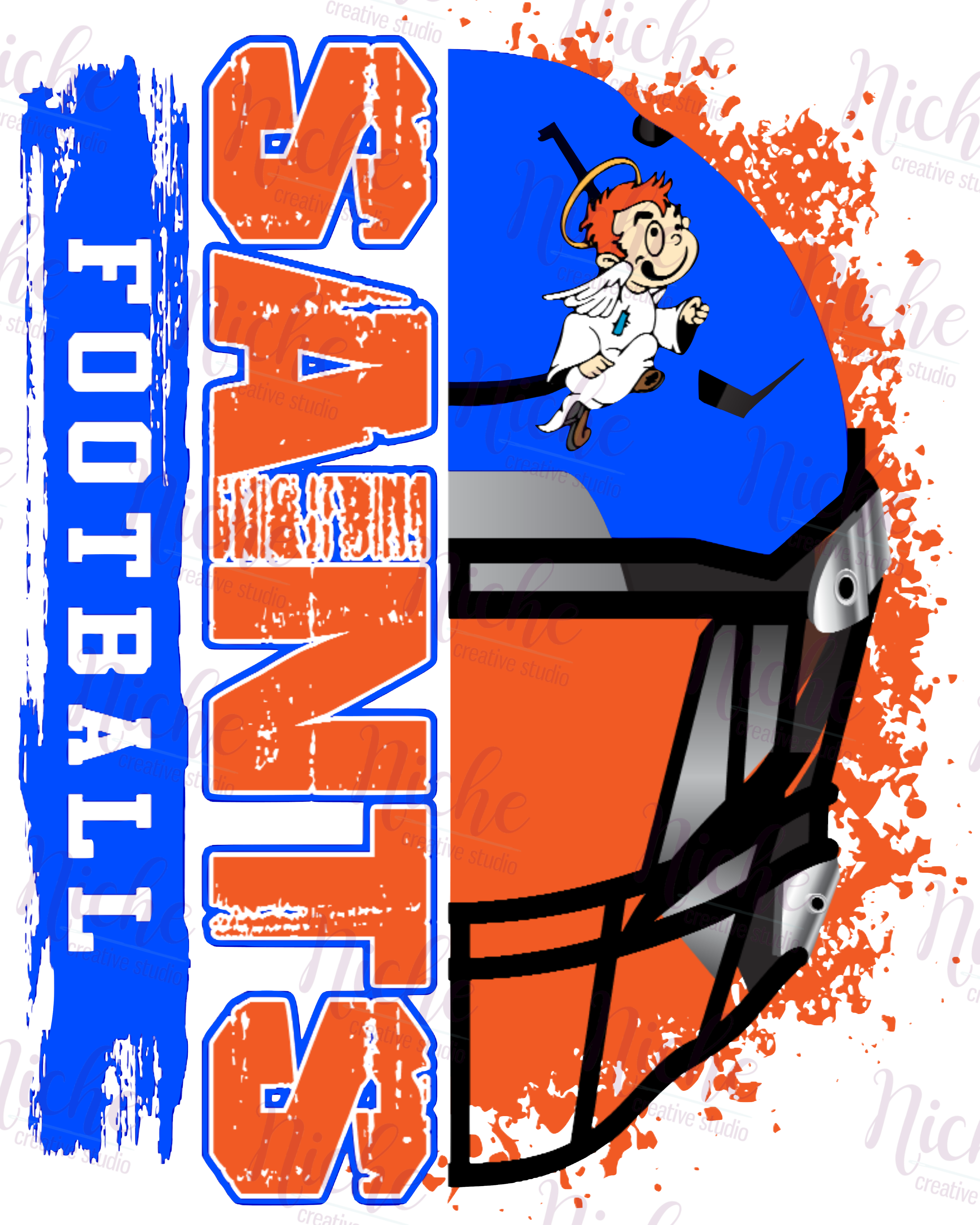 STL440 Football Helmet Decal
