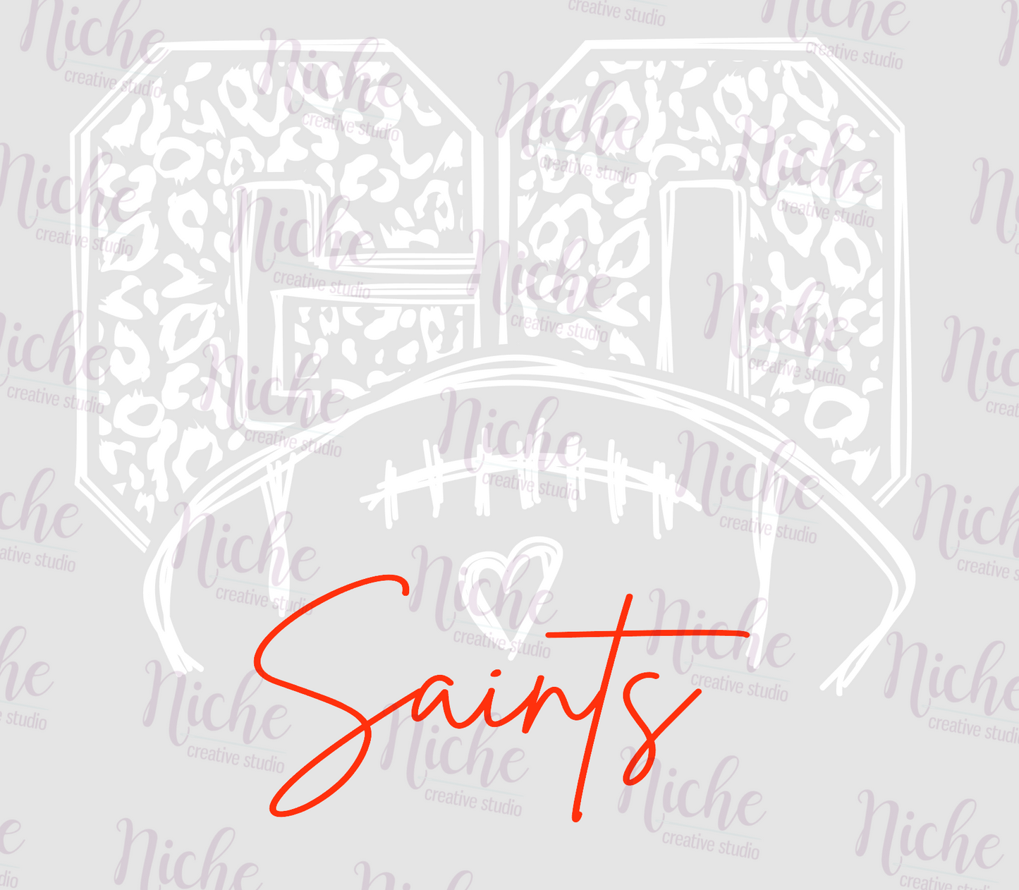 -STL5117 Leopard Go Saints Decal