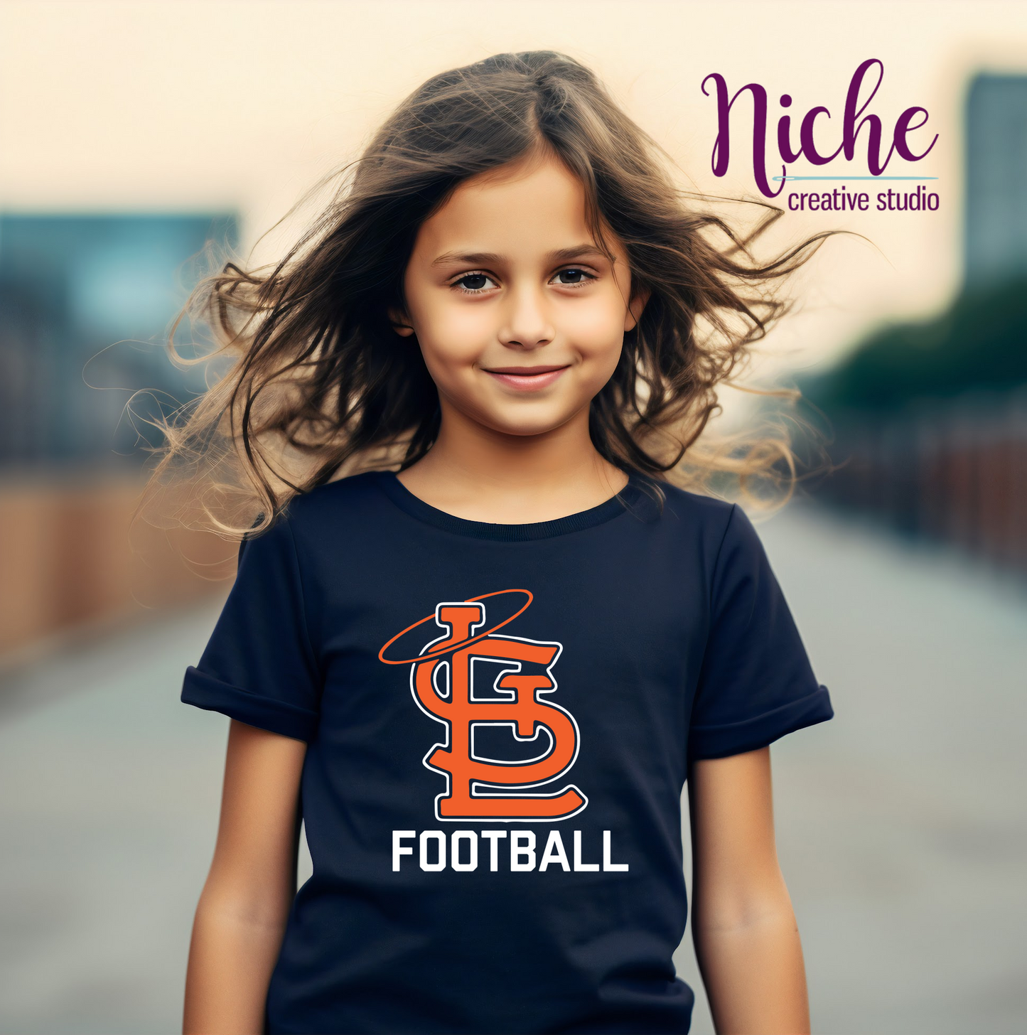 -STL5197 St Louis Football Decal