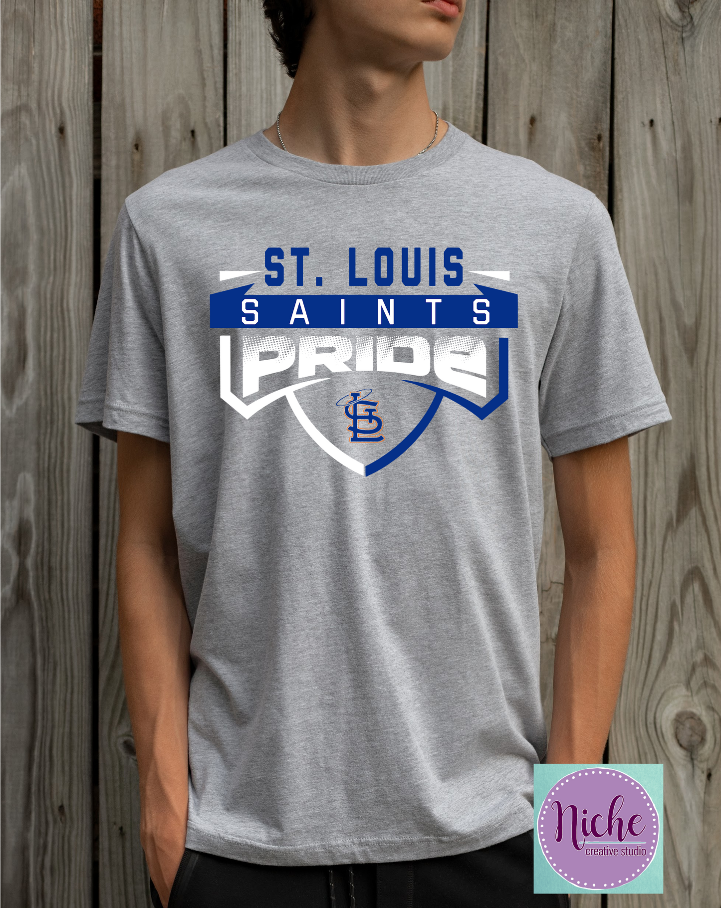 -STL8267 Football Pride Saints Decal