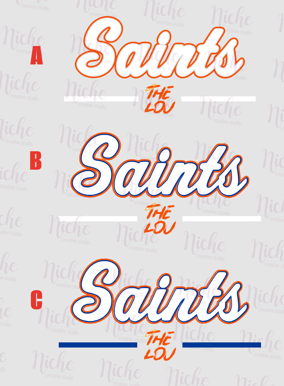 -STL998 Saints The Lou Decal