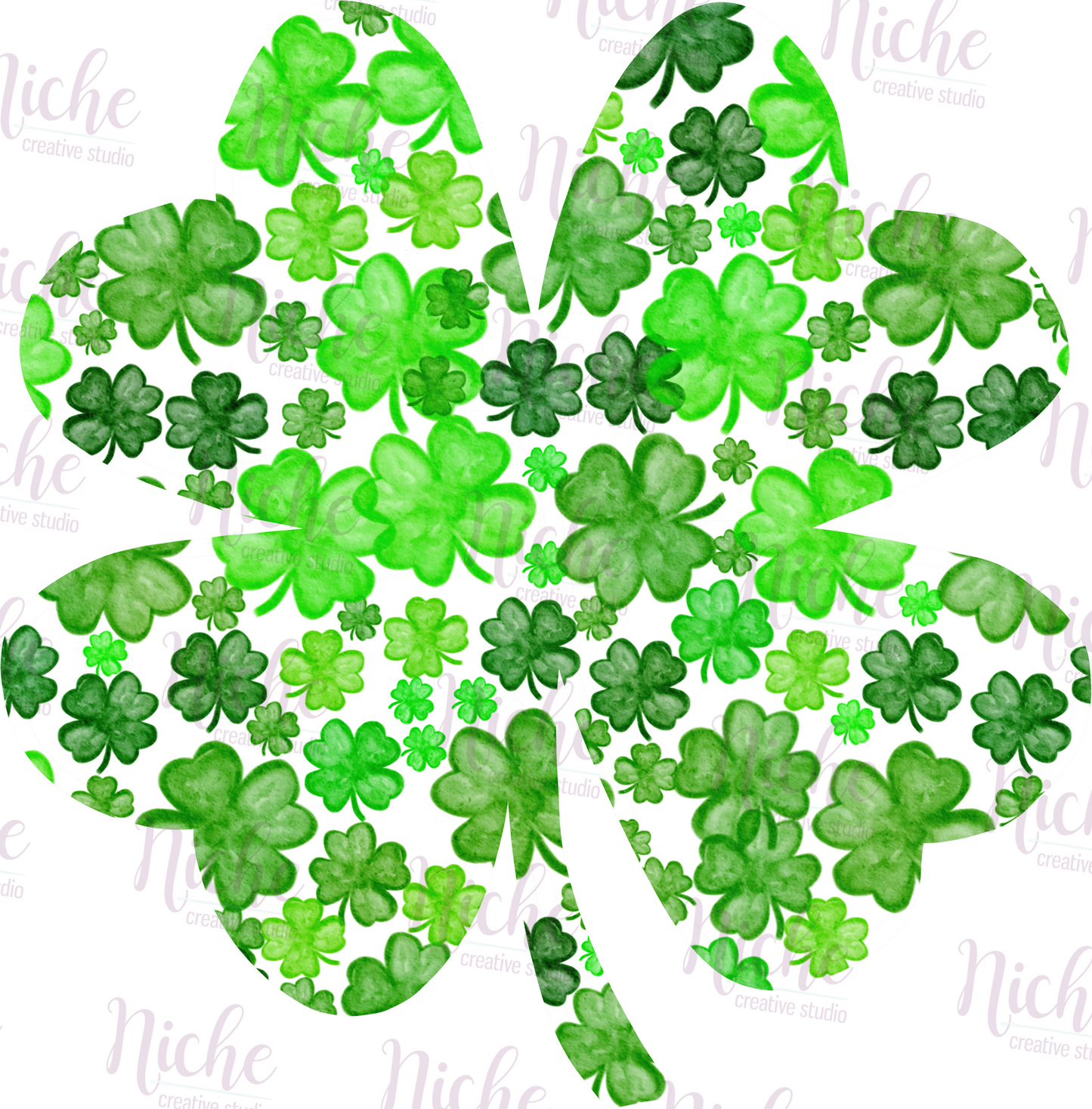 -STP2756 Clover Collage Decal