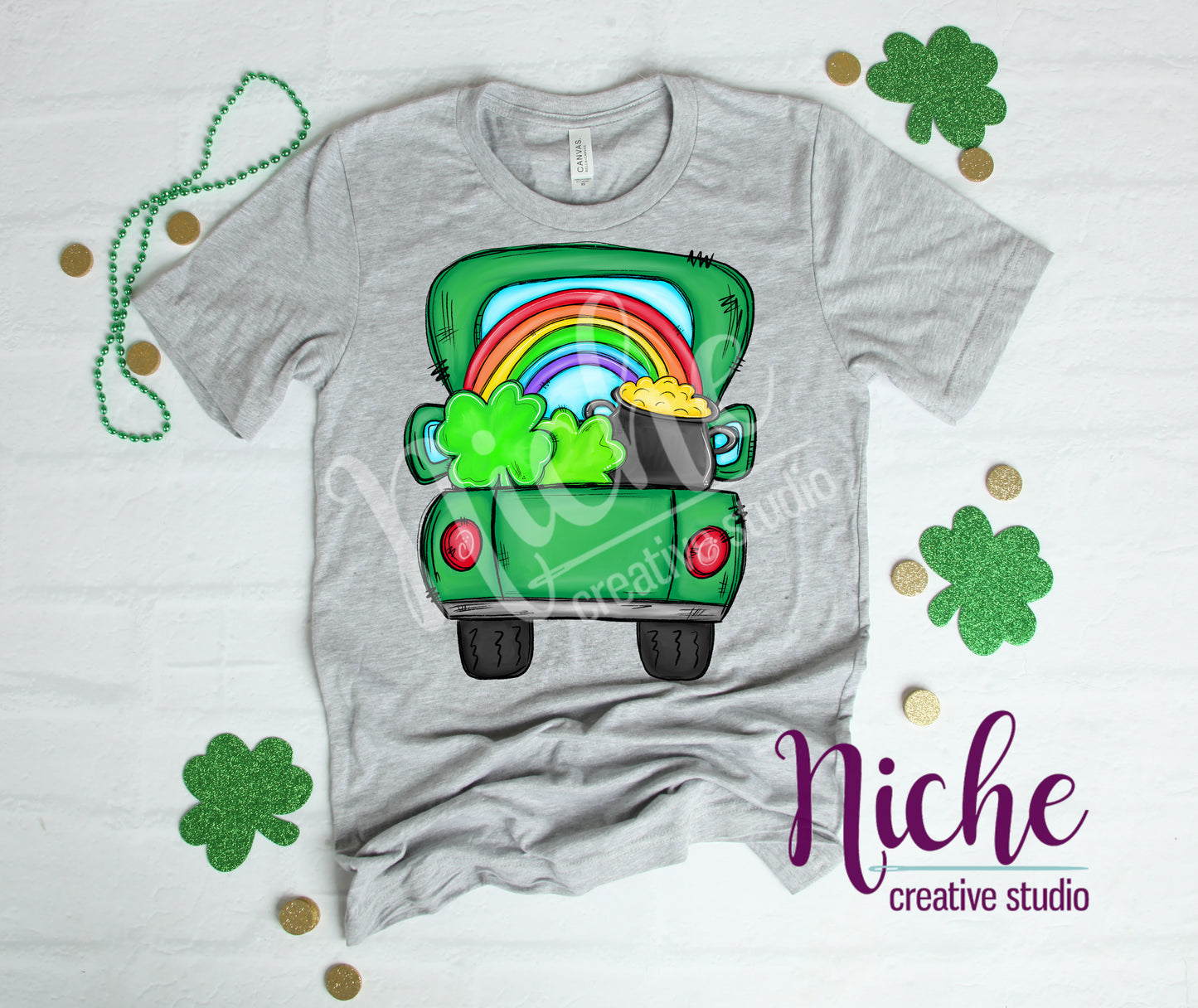 -STP2766 St. Patrick's Day Back of Truck Decal