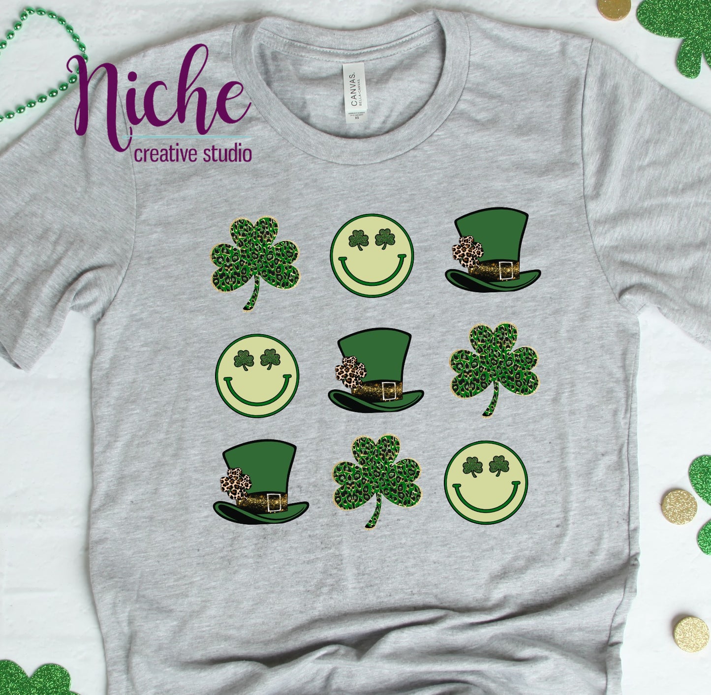 -STP2767 Lucky Tic Tac Toe Decal