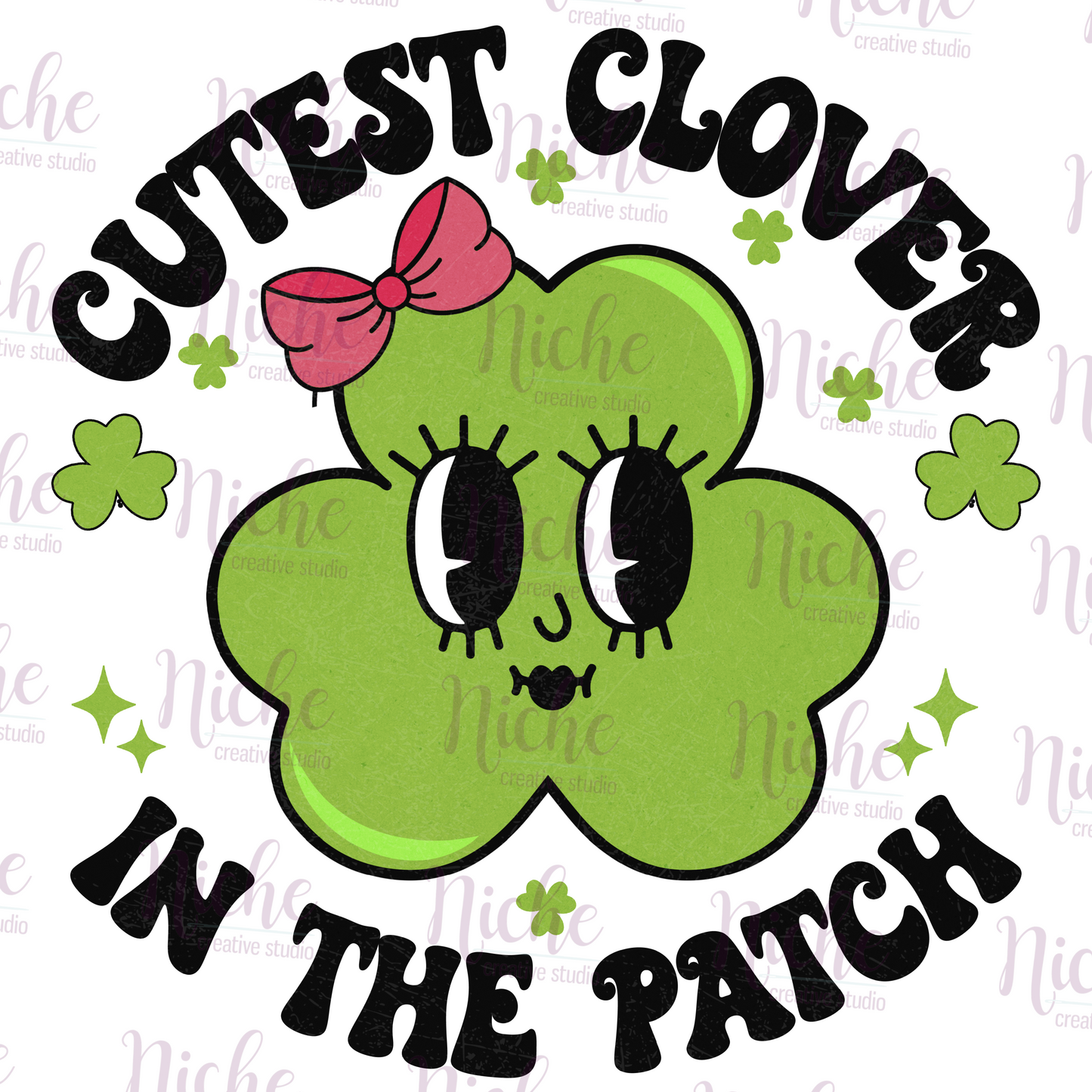 -STP8027 Cutest Clover Decal