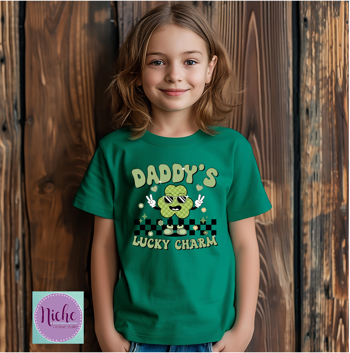 -STP8028 Daddy's Lucky Charm Decal