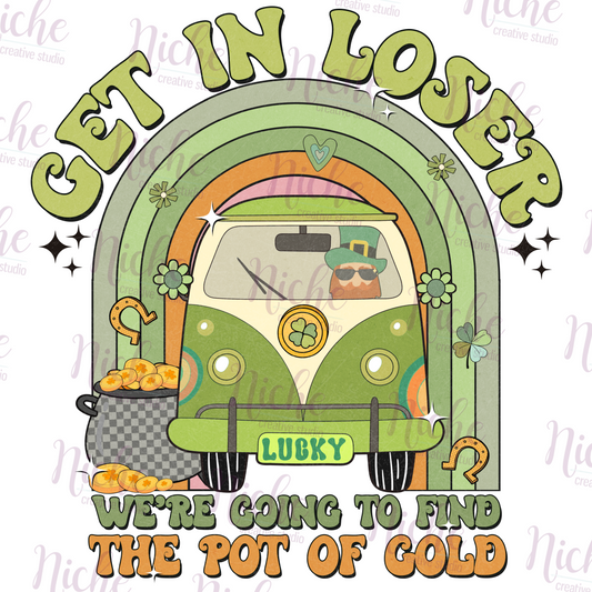 -STP8029 Get in Loser Decal