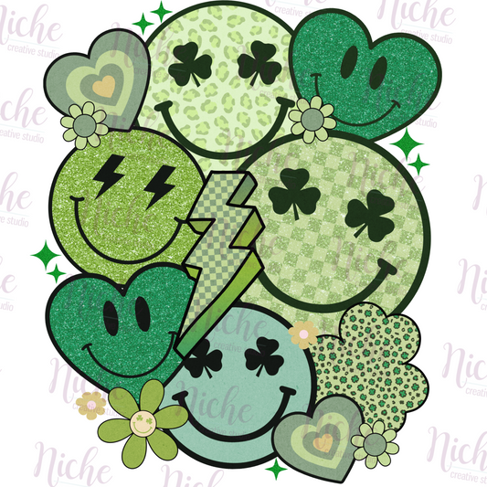 -STP8030 Happy Faces Decal