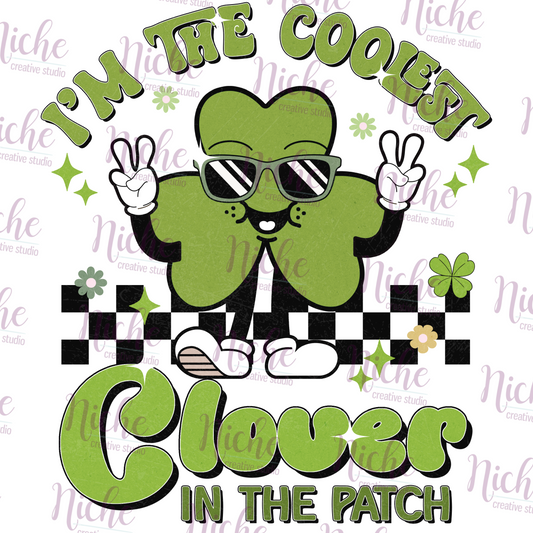 -STP8031 Coolest Clover Decal