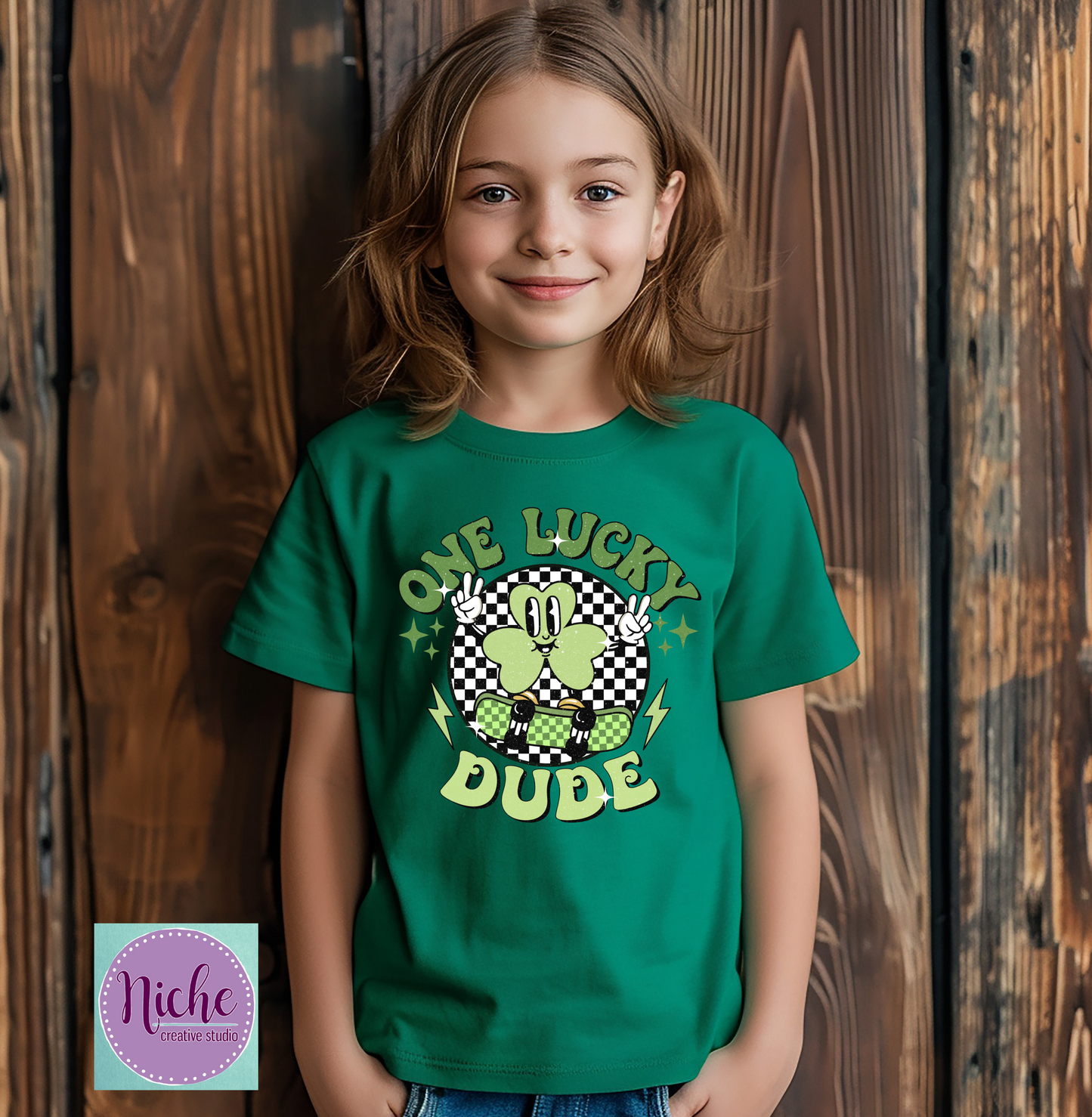 -STP8038 One Lucky Dude Decal