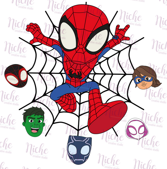 -SUP3110 Spidey with his Amazing Friends Decal