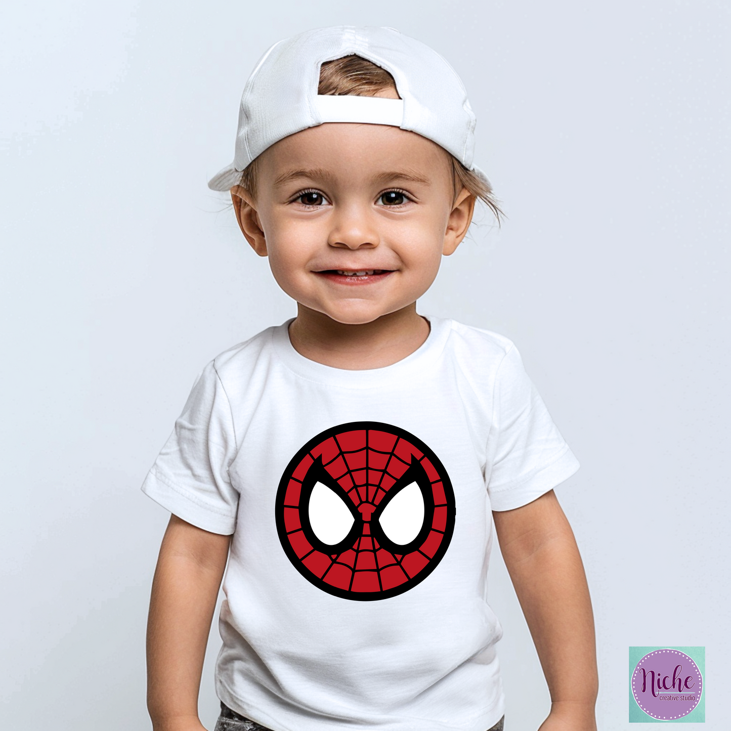 -SUP3111 Spiderman Face Circle Decal