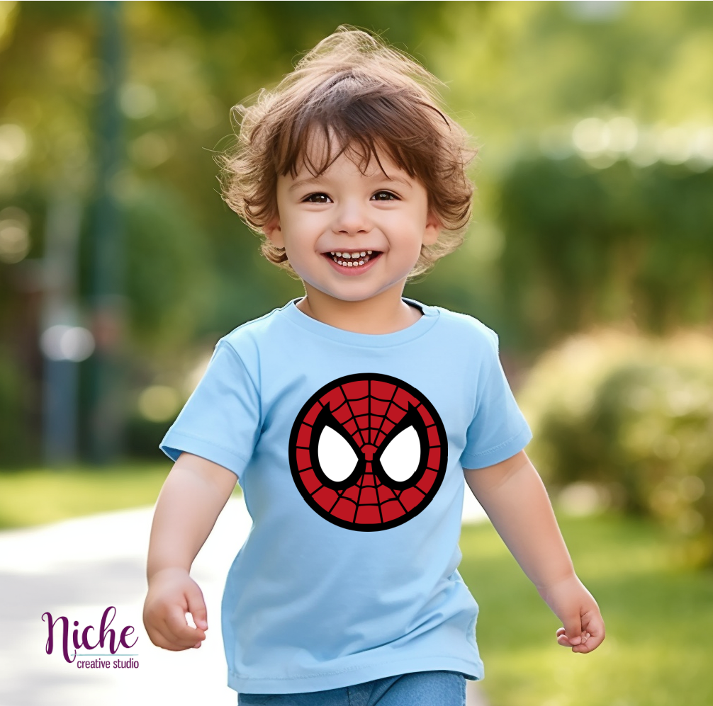 -SUP3111 Spiderman Face Circle Decal