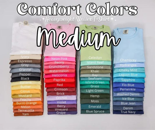 Medium - Comfort Colors Solid Tees