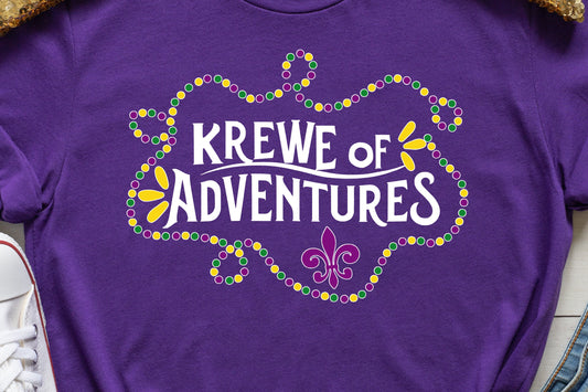 # Krewe of Adventures Lake Area Adventures Shirt