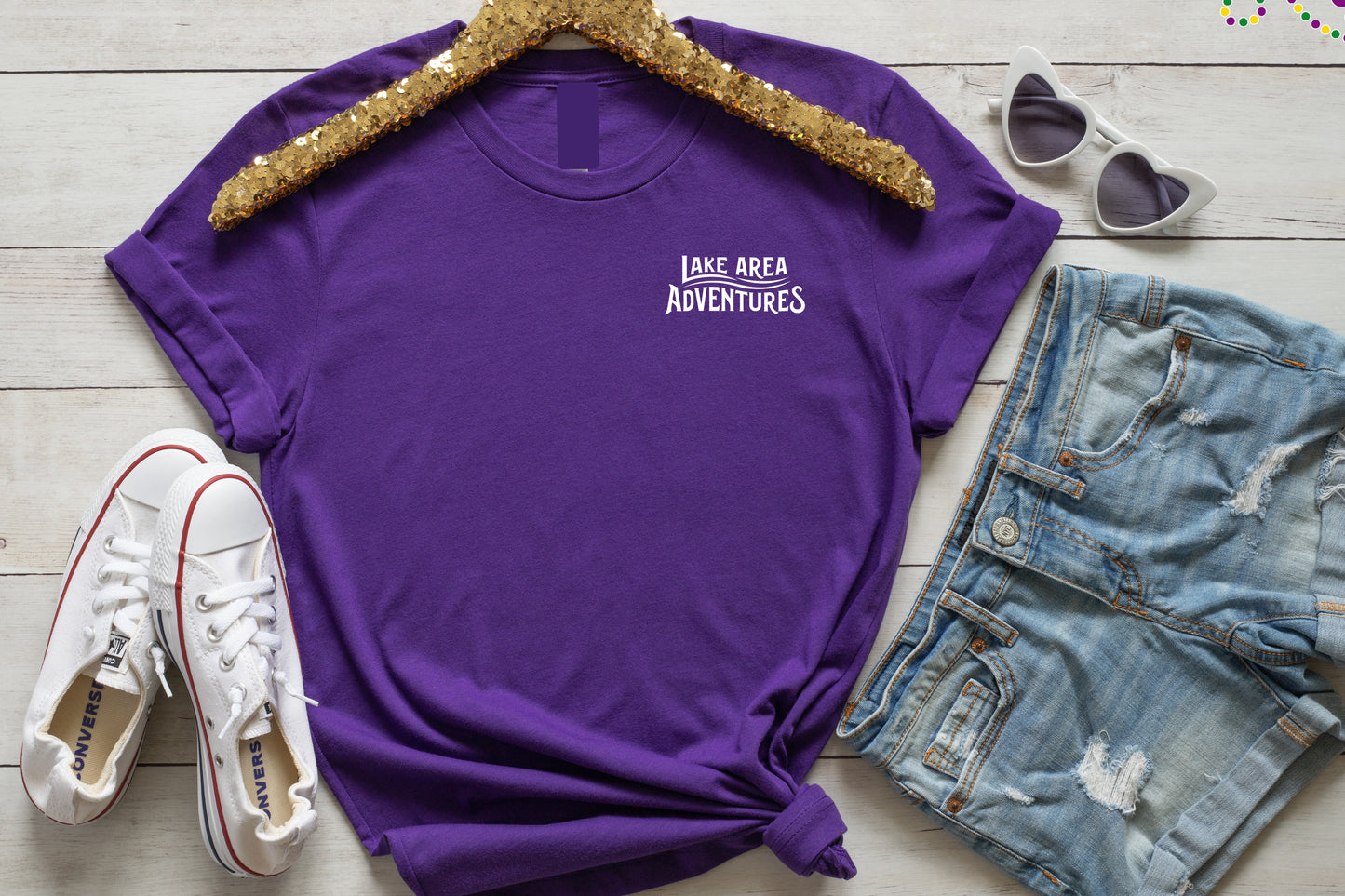 # Krewe of Adventures Lake Area Adventures Shirt