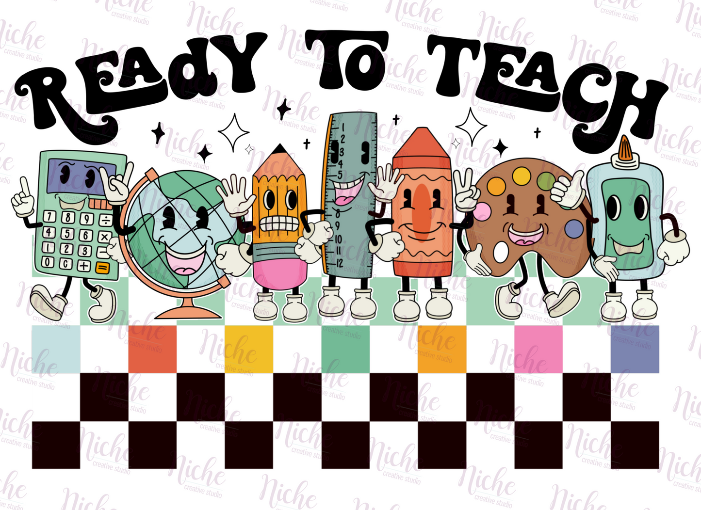 -TEA1691 Ready to Teach Decal