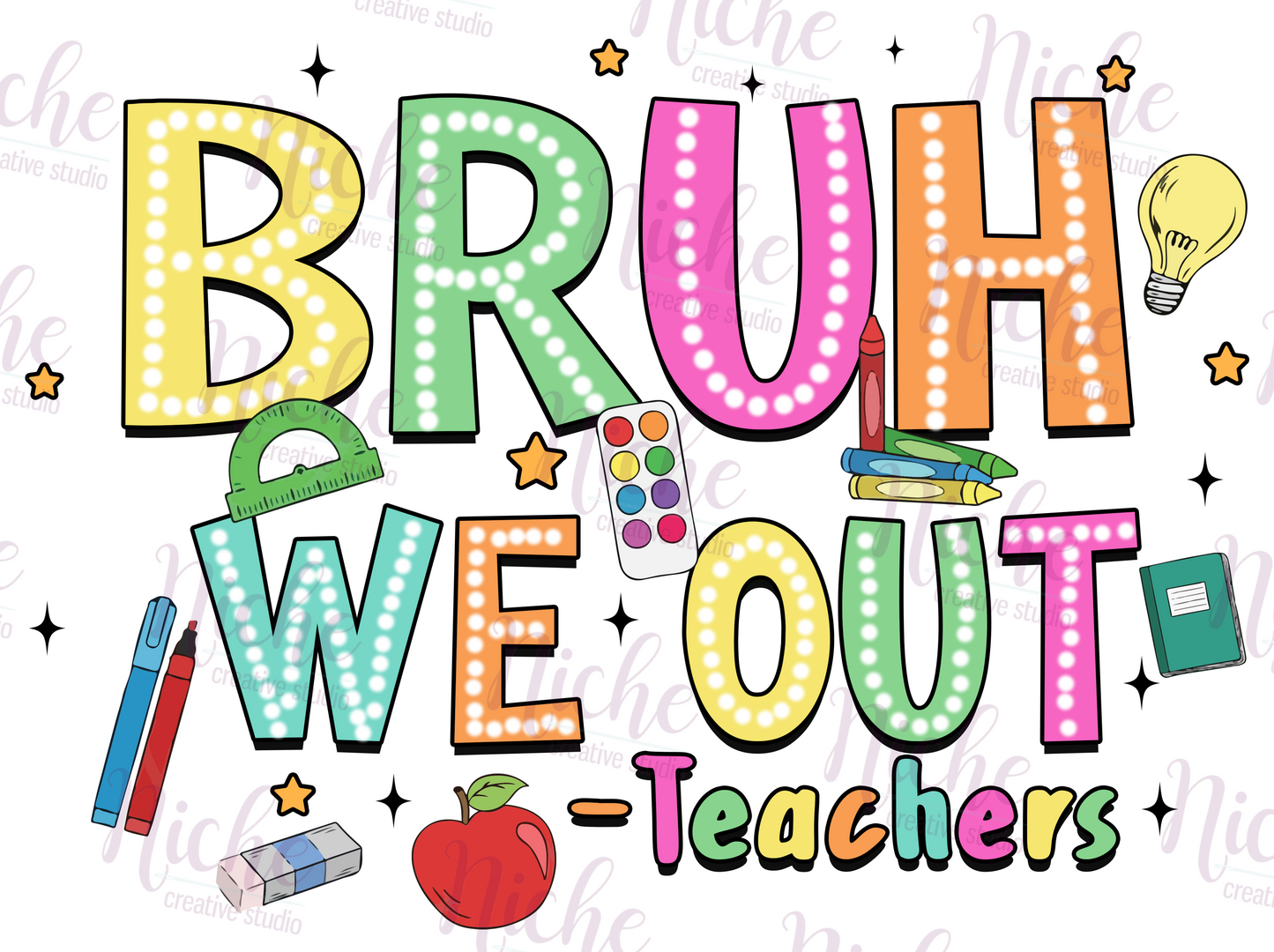 -TEA1773 Bruh We Out Decal