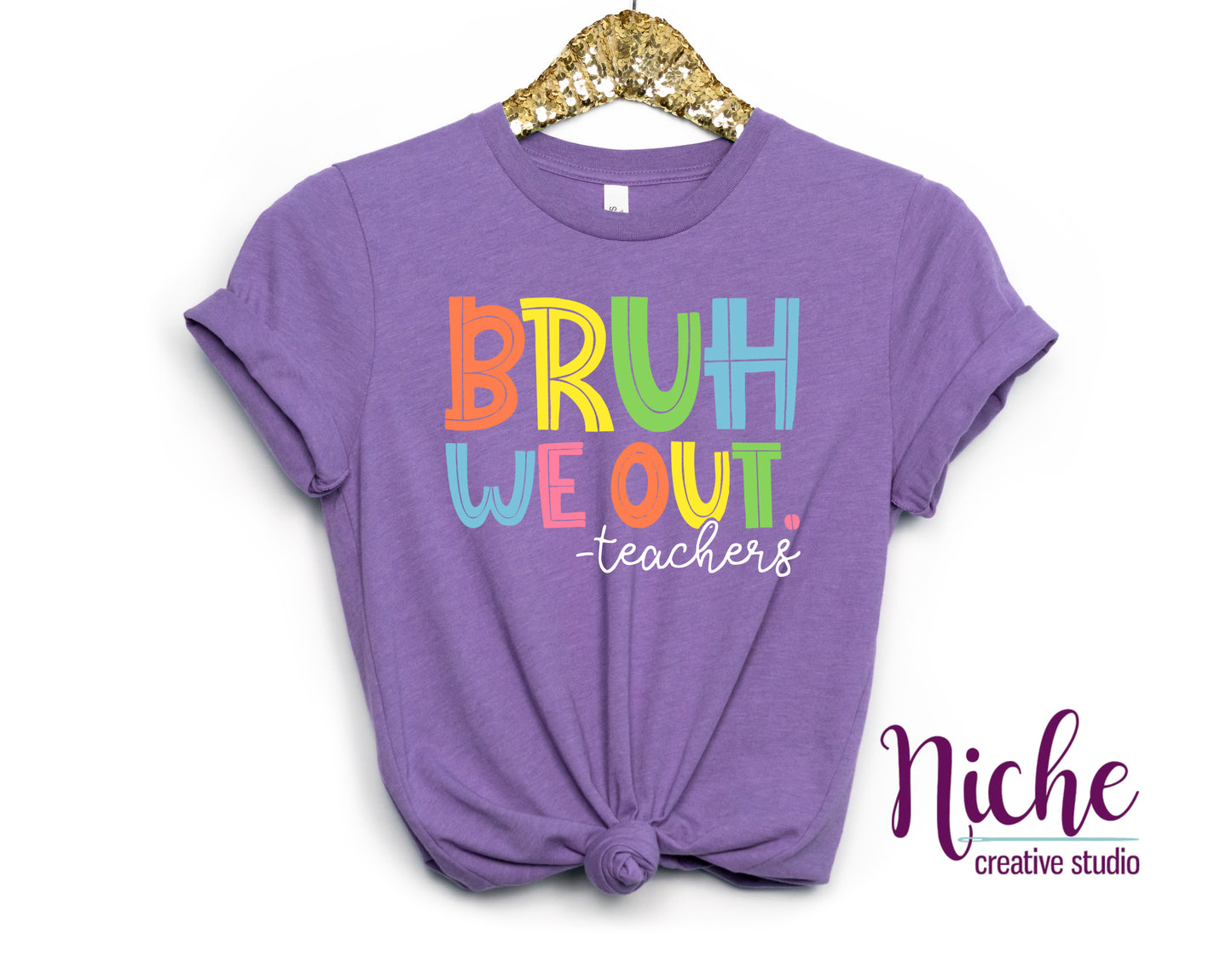 -TEA1793 Bruh We Out Teachers Decal