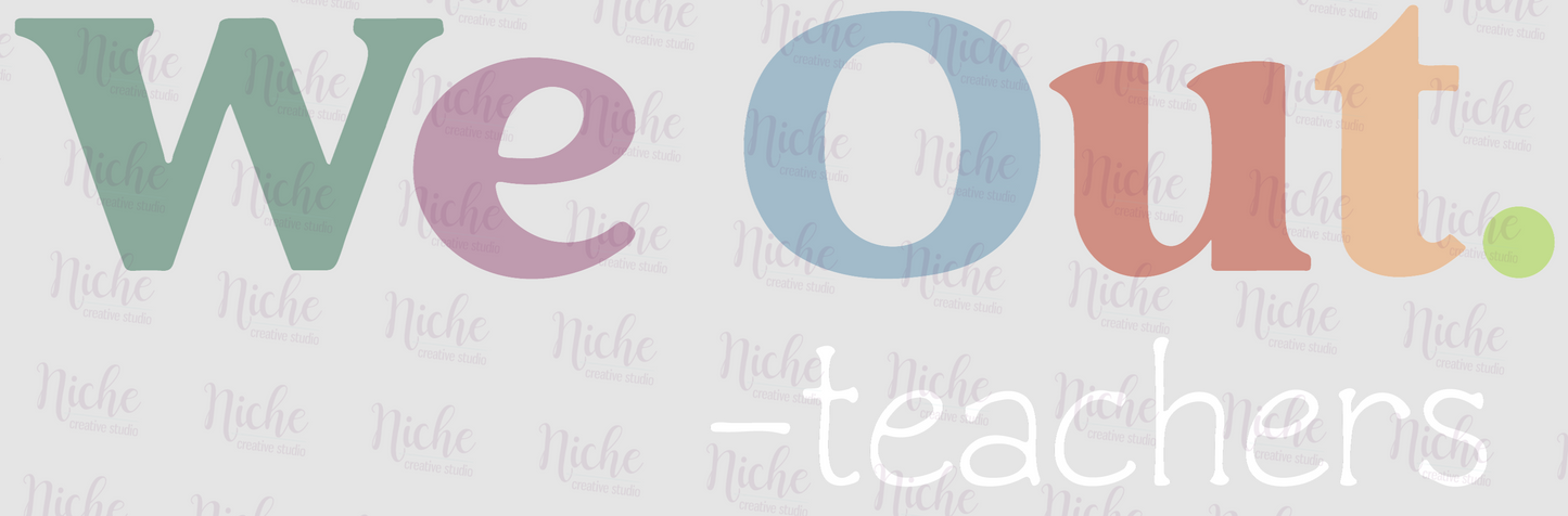 -TEA1814 We Out Decal