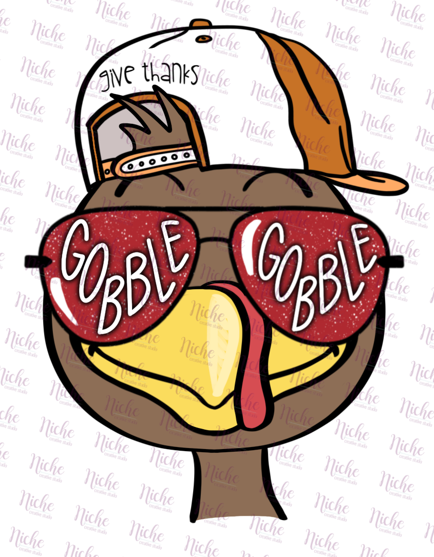 -THA1022 Boy Gobble Decal