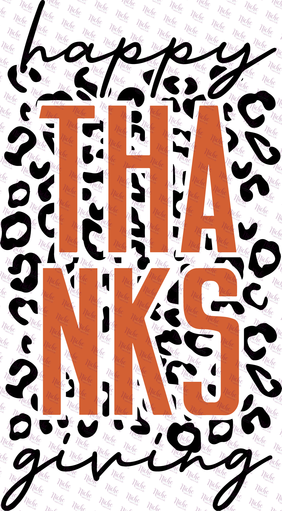 - THA257 Happy Thanksgiving Decal