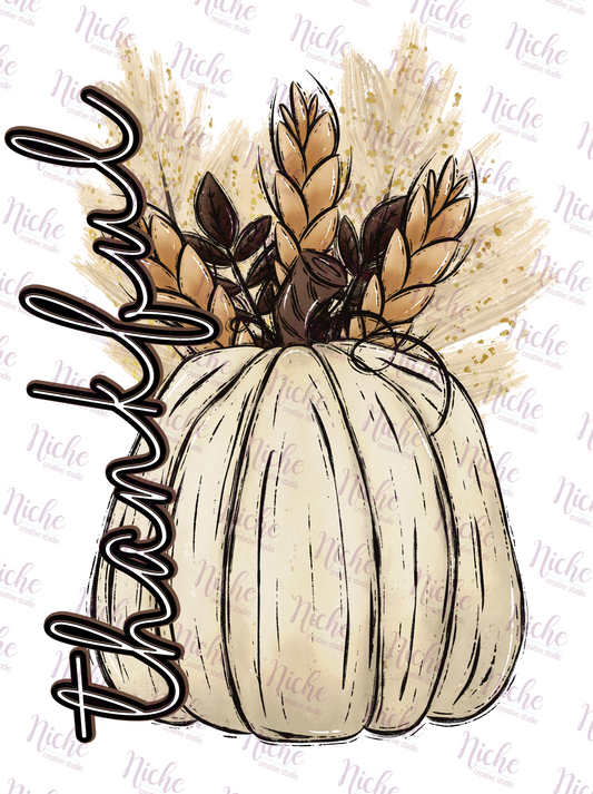 -THA845 Thankful Pumpkin Decal