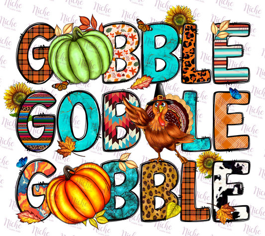 -THA953 Gobble Gobble Gobble Decal