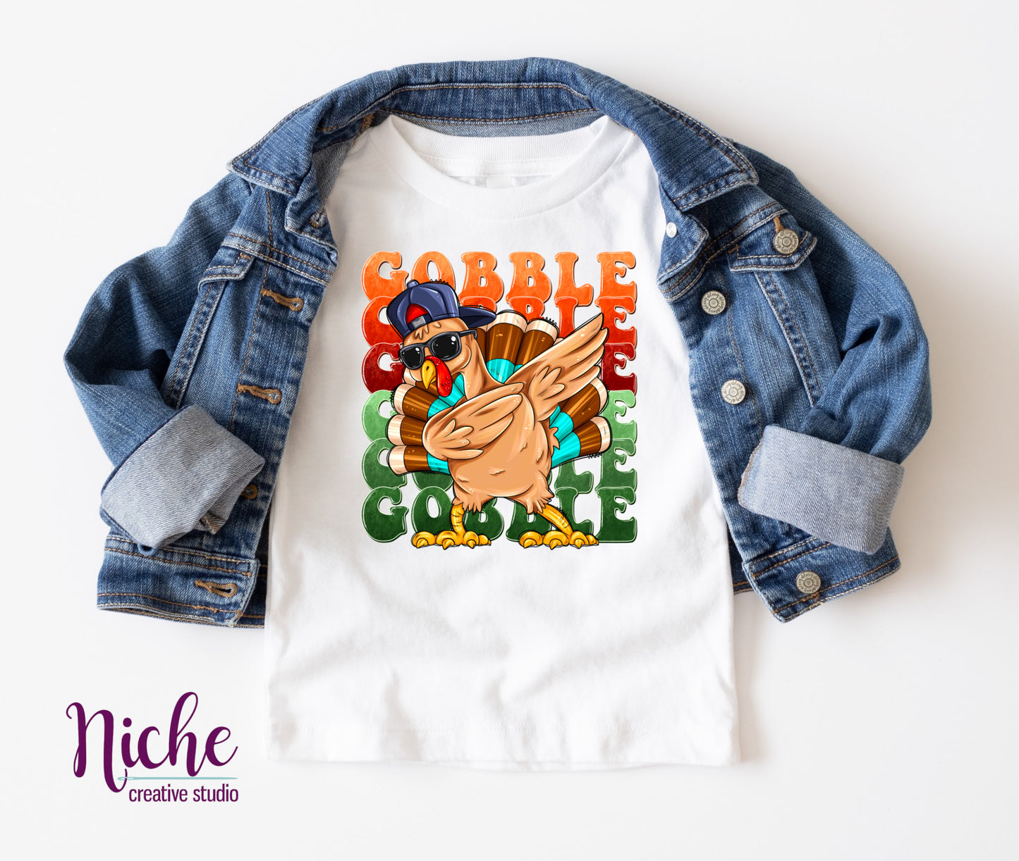 -THA958 Dabbing Turkey Decal