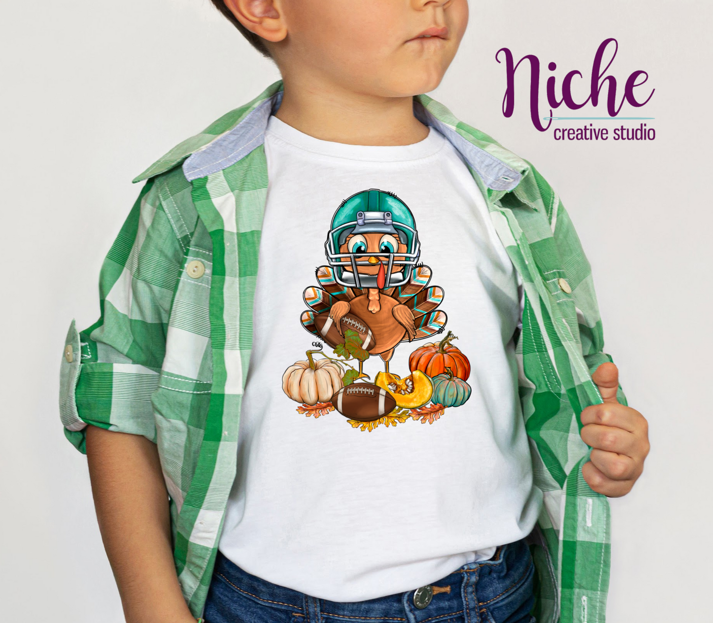 -THA959 Football Turkey Decal