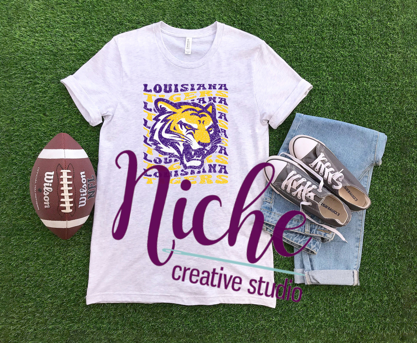 - TIG485 Louisiana Tigers Distress Decal