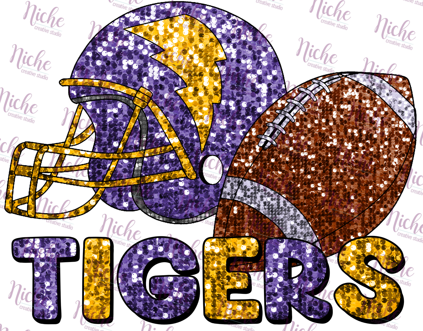 - TIG723 Tigers Football Decal