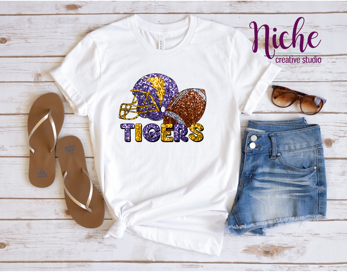 - TIG723 Tigers Football Decal