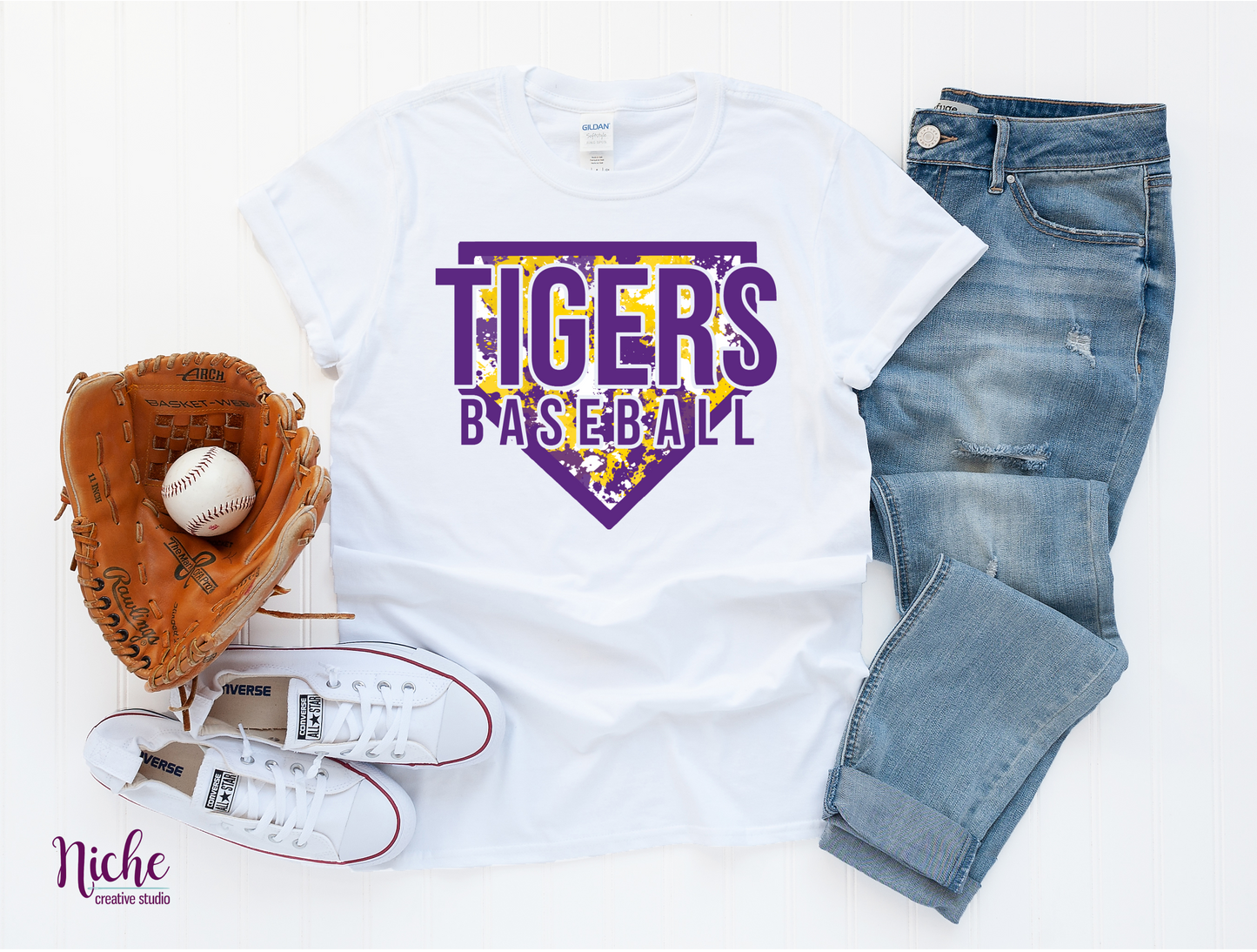 -TIG984 Tigers Baseball Decal