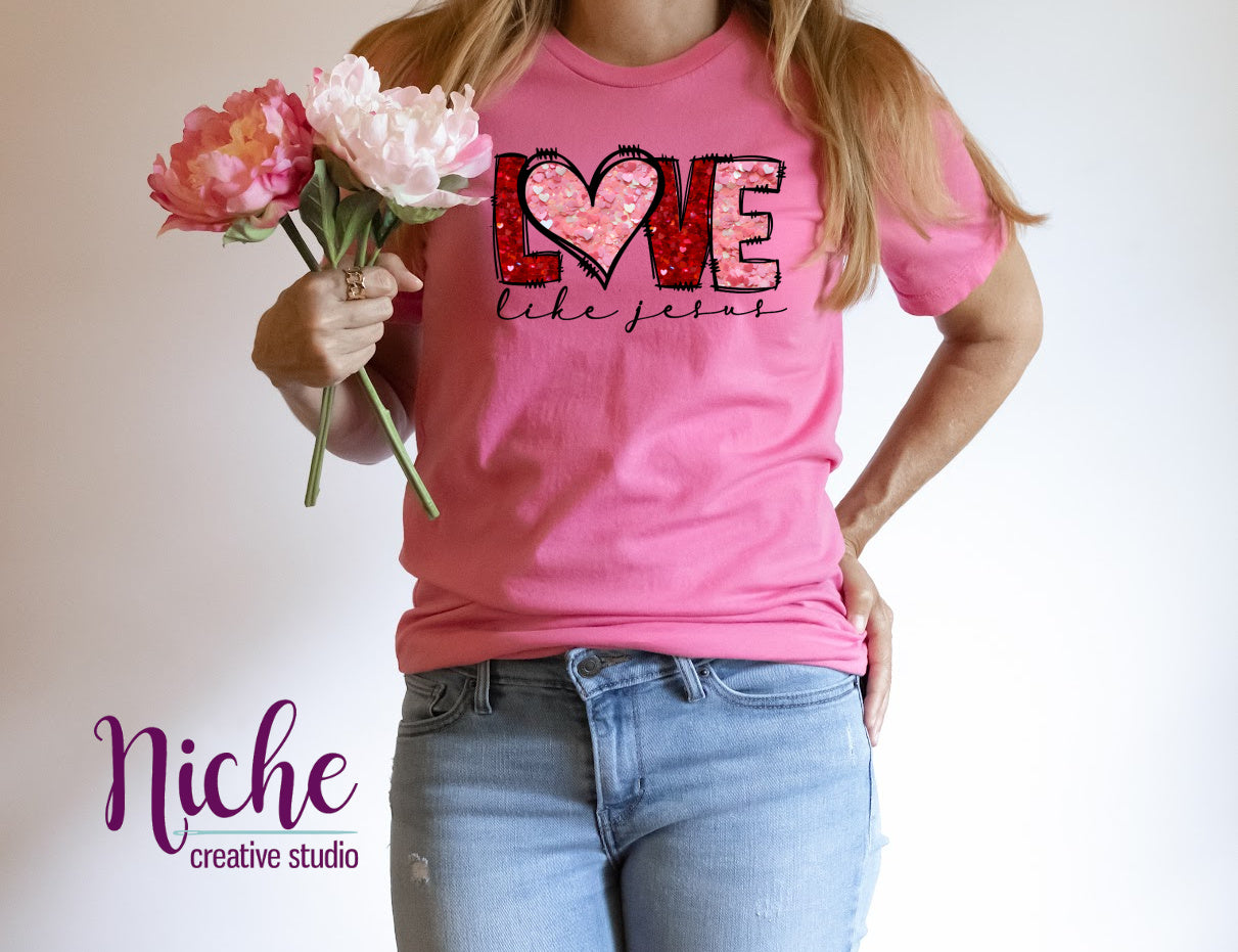 -VAL1435 Love Like Jesus Decal