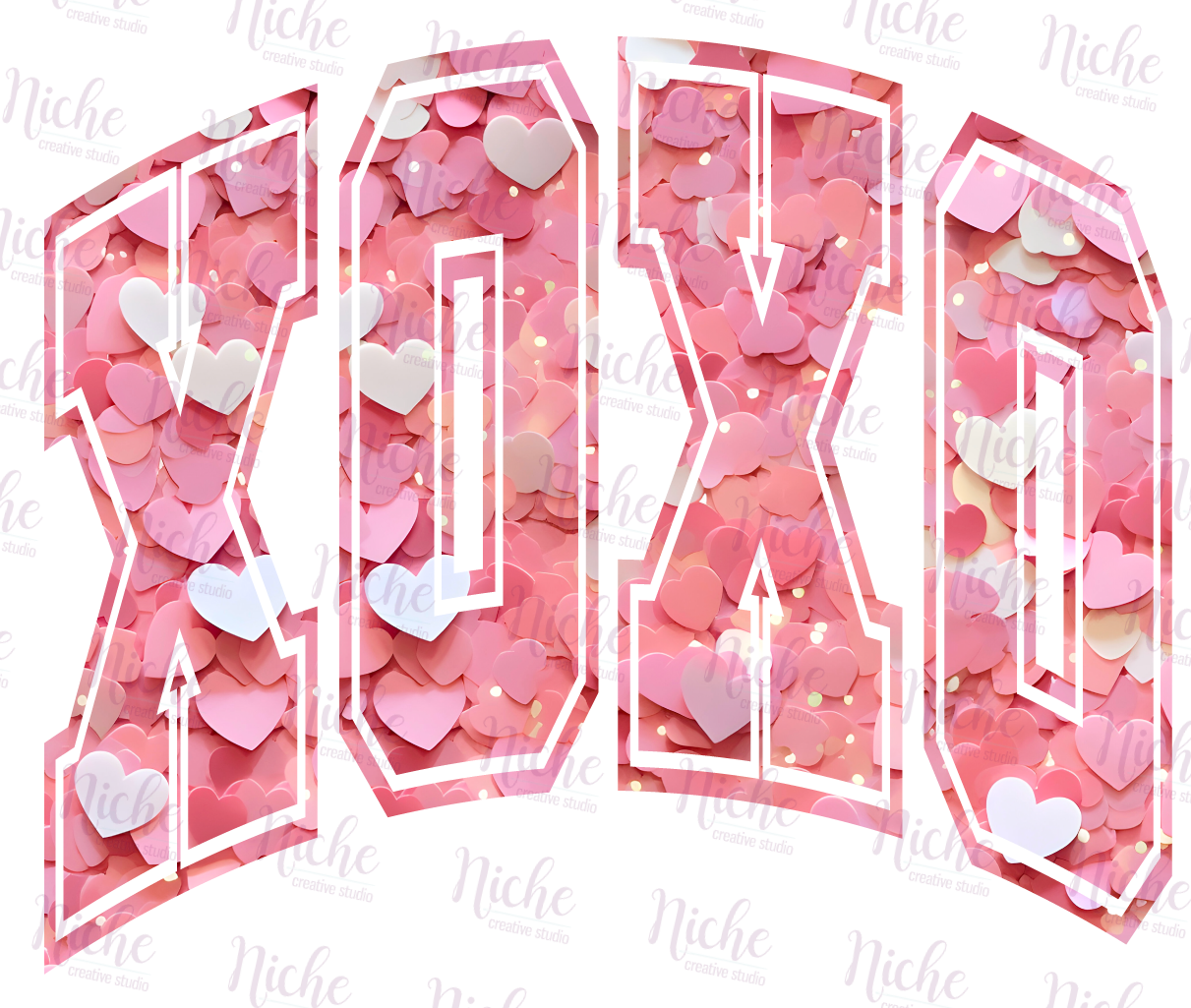 -VAL1436 XOXO 3D Decal