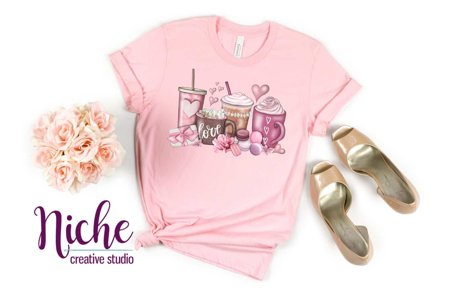 -VAL1604 Valentine Coffee Decal