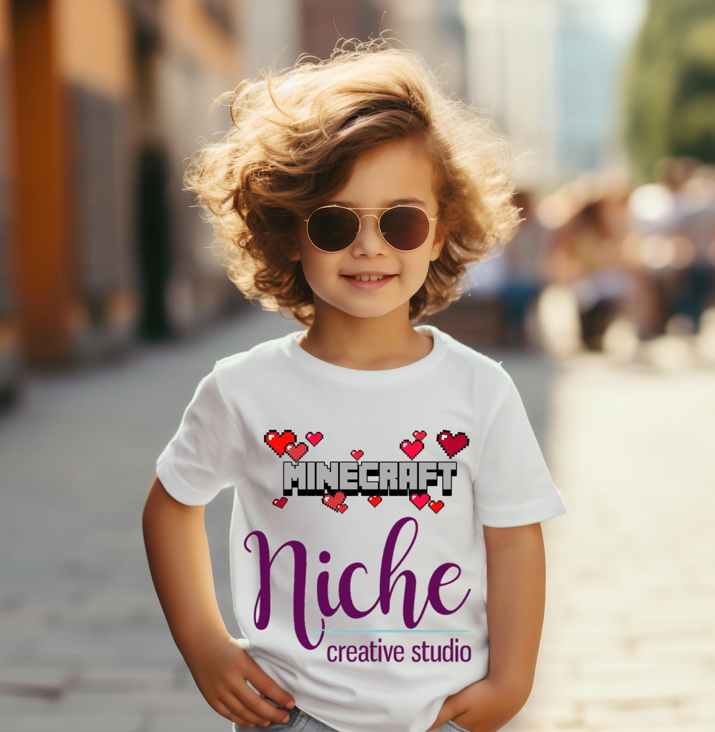 -VAL1911 Minecraft Hearts Decal