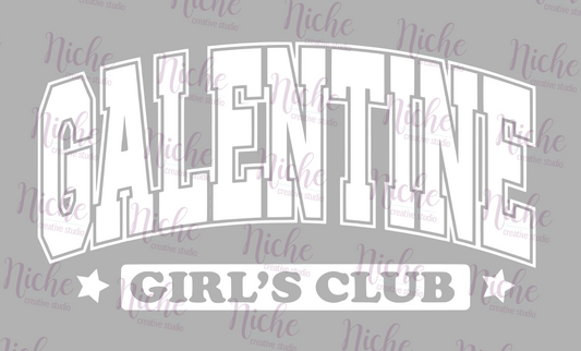 -VAL3038 Galentine Girl's Club Decal