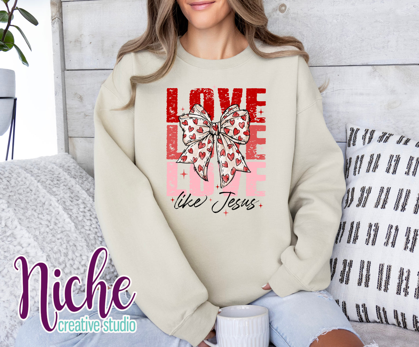 -VAL8403 Love Like Jesus Decal