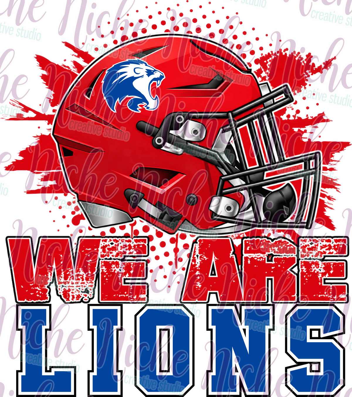 -VIN4731 We are Lions Decal