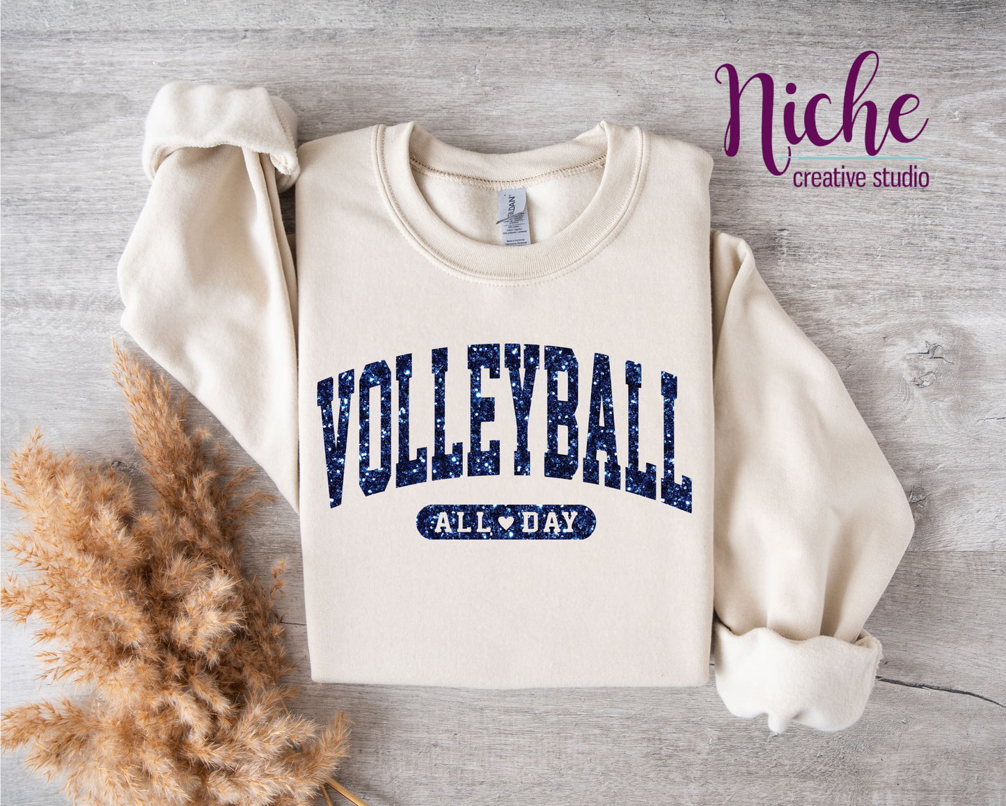 -VOL6014 Volleyball All Day Decal