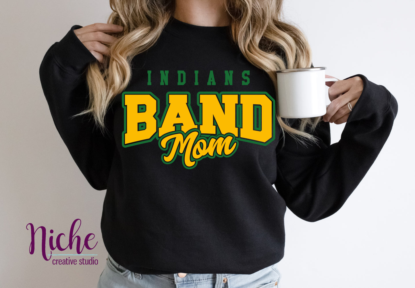 -WAS1995 Indians Band Mom Decal